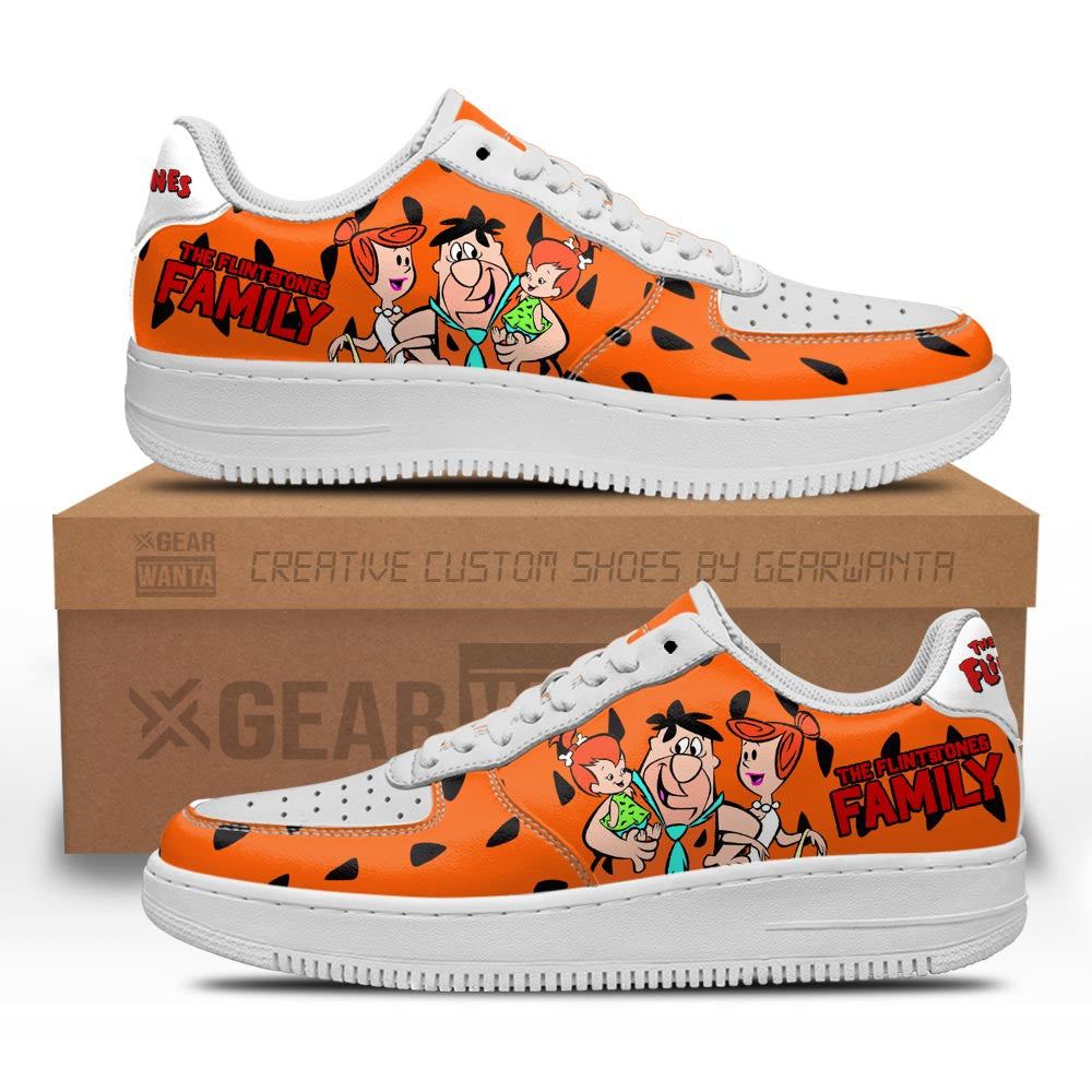 The Flintstones The Flintstones Family Air Sneakers Custom- Cuztomshoes