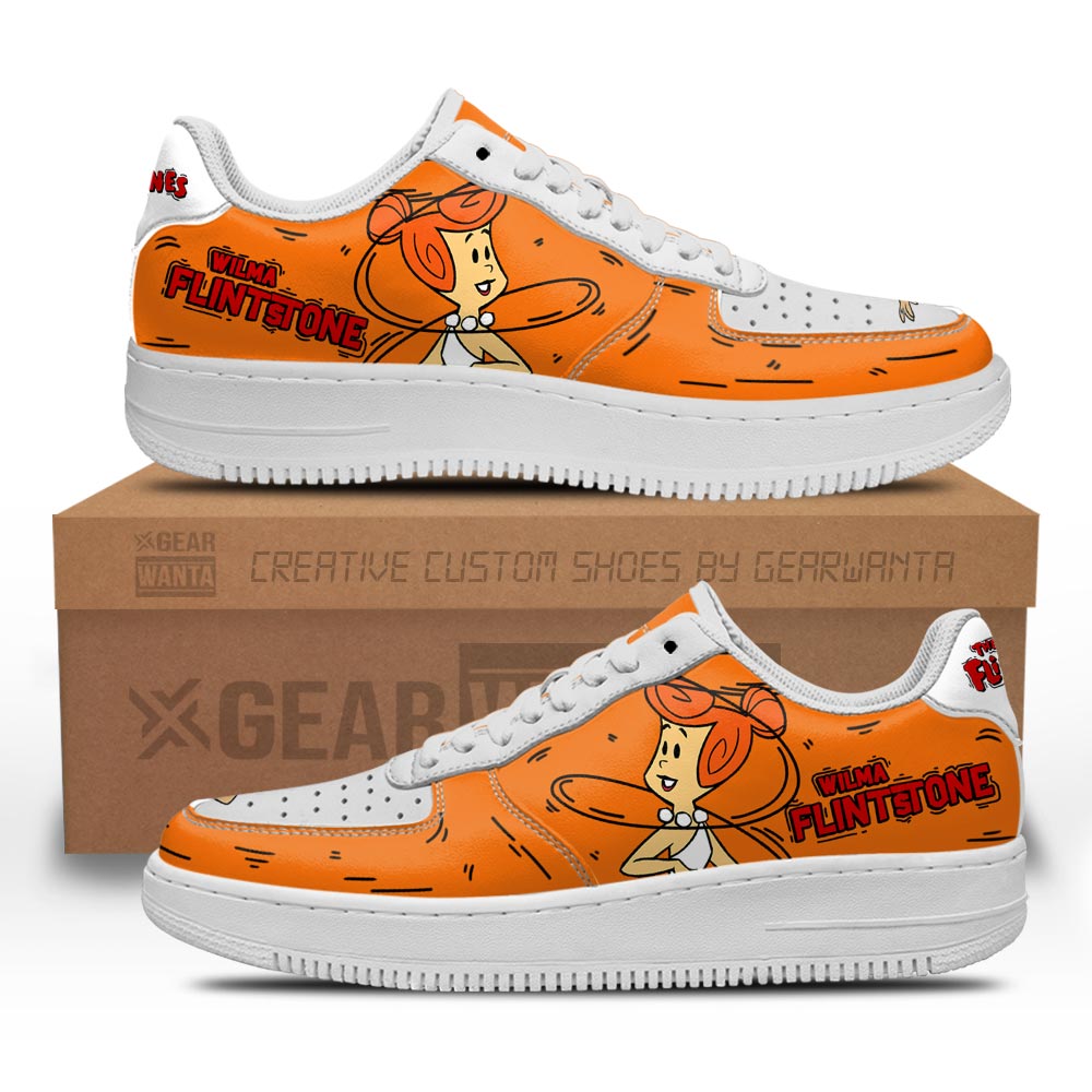 The Flintstones Wilma Flintstone Air Sneakers Custom- Cuztomshoes