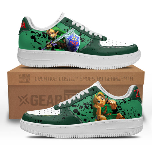 The Legend of Zelda Air Sneakers Custom For Gamer Shoes- Cuztomshoes