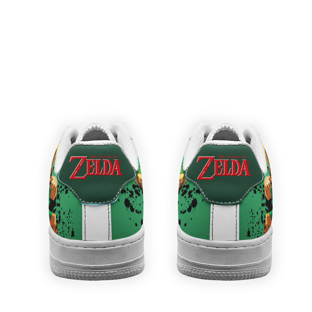 The Legend of Zelda Air Sneakers Custom For Gamer Shoes- Cuztomshoes