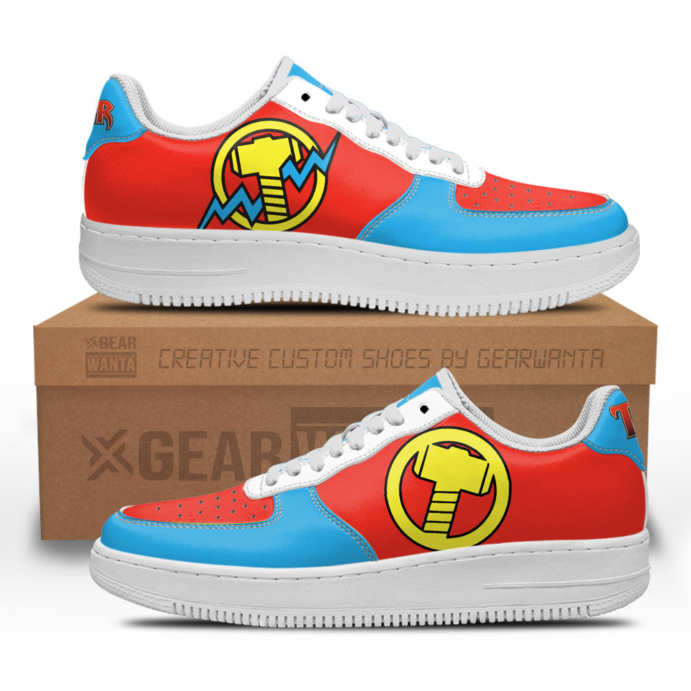 Thor Super Hero Custom Air Sneakers QD22- Cuztomshoes