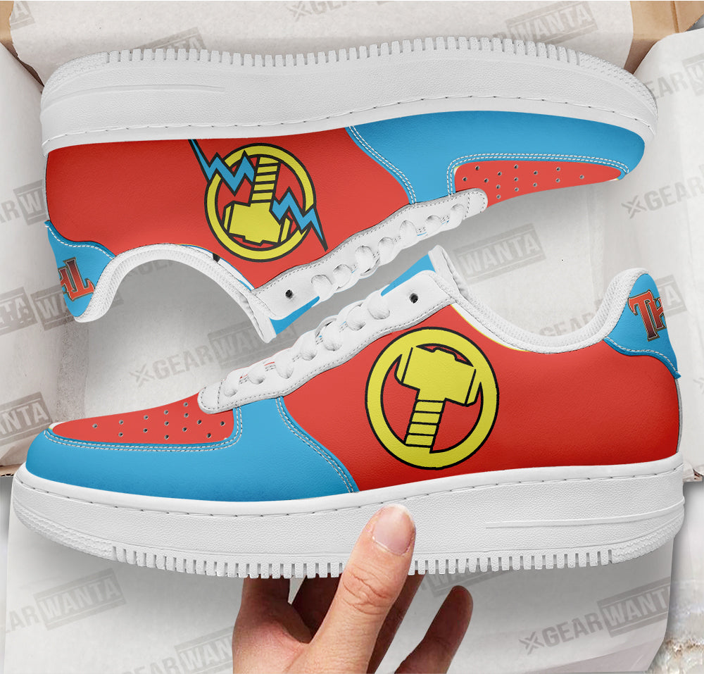 Thor Super Hero Custom Air Sneakers QD22- Cuztomshoes