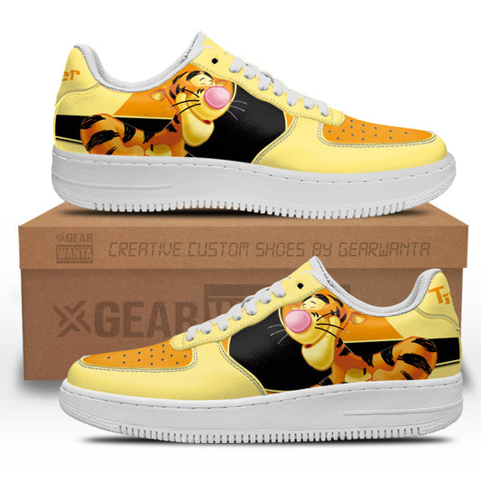 Tigger Custom Cartoon Air Sneakers LT1310- Cuztomshoes