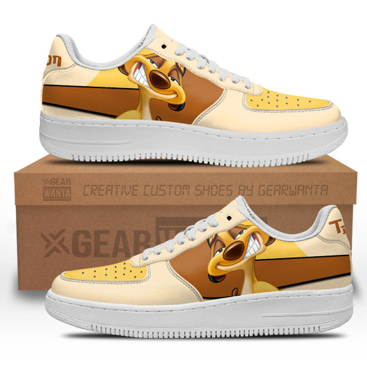 Timon Custom Cartoon Air Sneakers LT13- Cuztomshoes