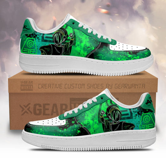 Toph Beifong Avatar The Last Airbender Air Sneakers Custom Shoes- Cuztomshoes