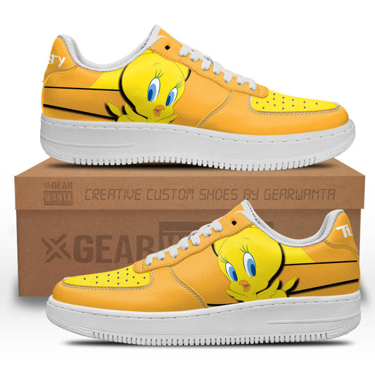 Tweety Custom Cartoon Air Sneakers LT13- Cuztomshoes