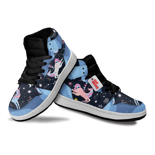 Unicorn Space Kids Sneakers Custom Kid Shoes TT28072- cuztomshoes.com