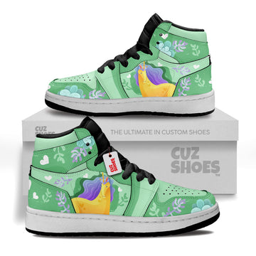 Unicorn Florals Cute Kids Sneakers Custom Shoes TT28079- cuztomshoes.com