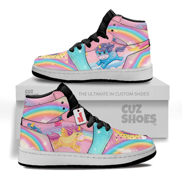 Unicorn Rainbow Kids Sneakers Custom Shoes TT2807- cuztomshoes.com