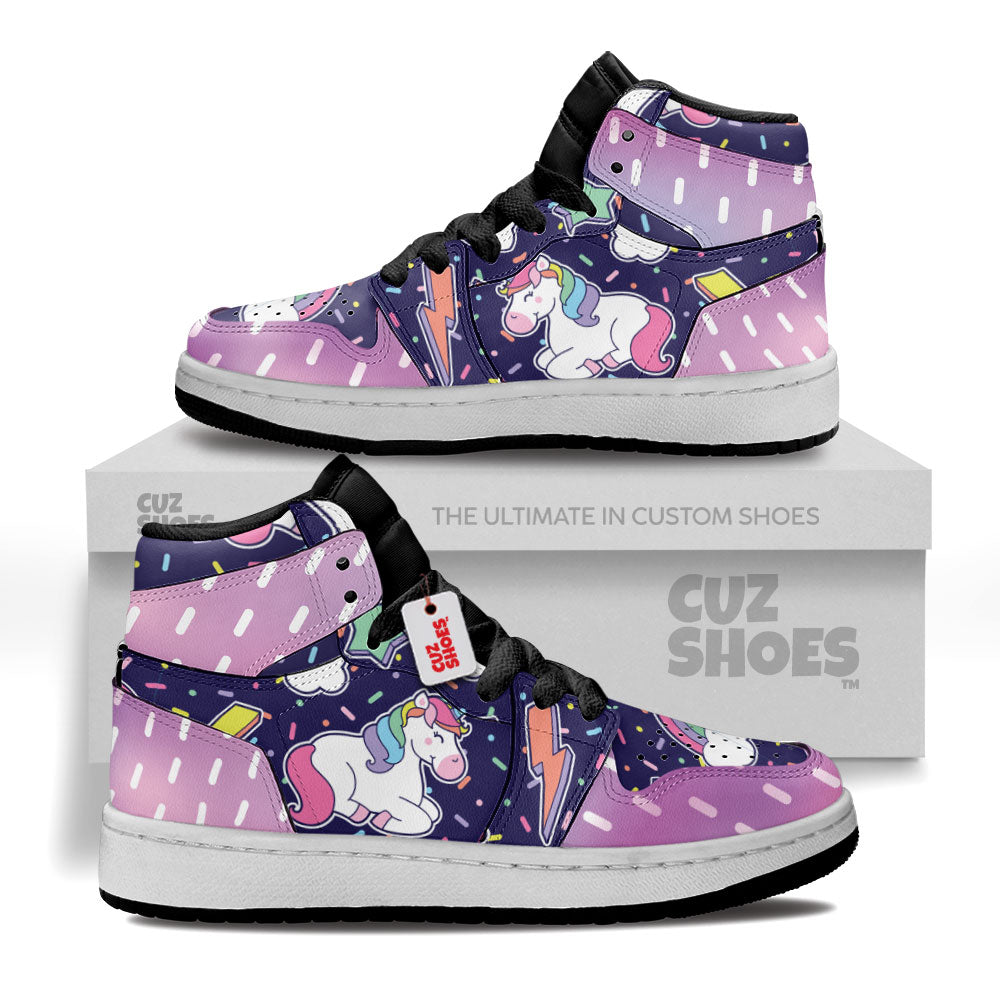Unicorn Sweet Kids Sneakers Custom Shoes TT2807- cuztomshoes.com
