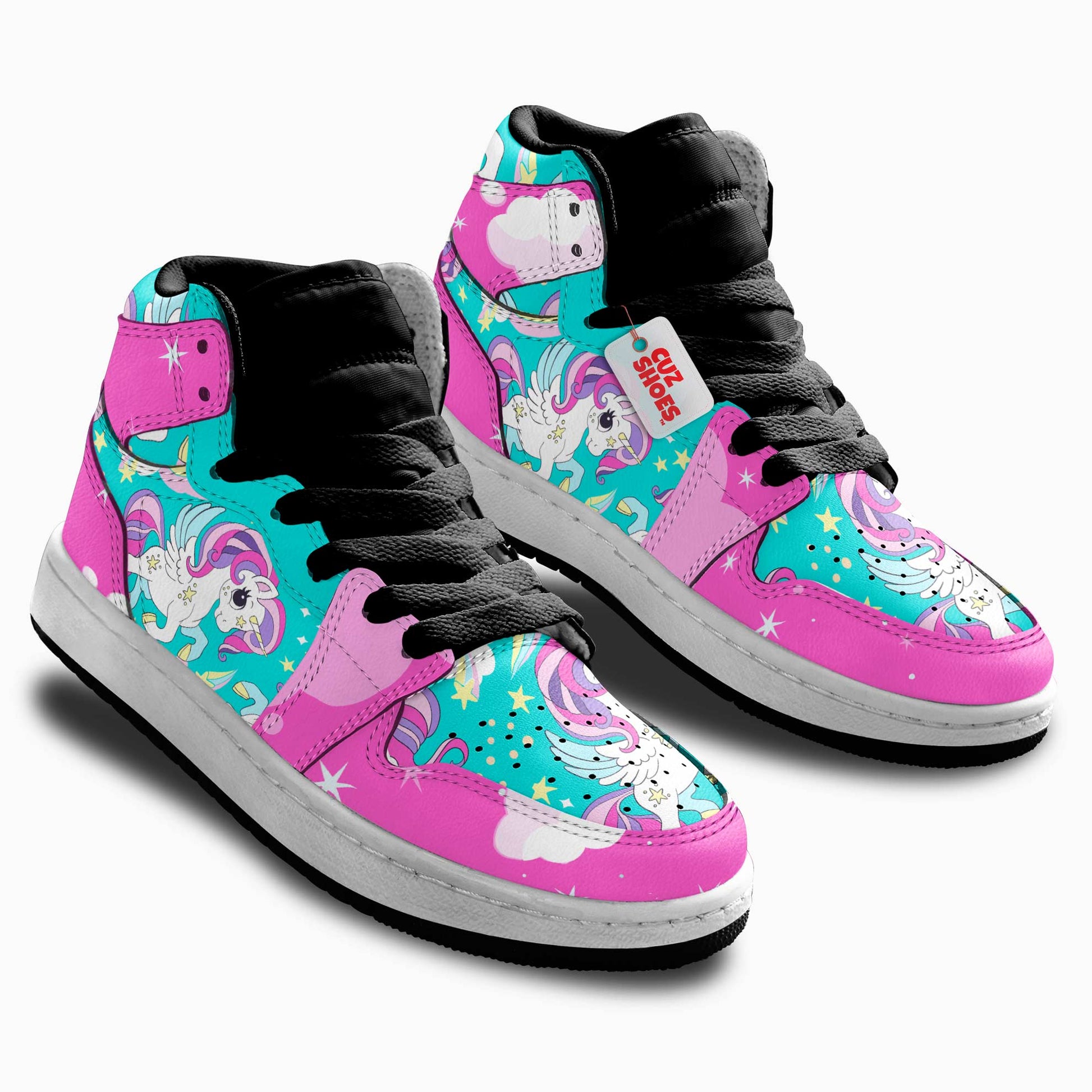 Unicorn Cute Kids Sneakers Custom Shoes TT2807- cuztomshoes.com