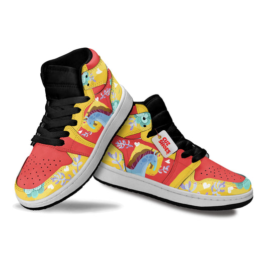 Unicorn Florals Cute Kids Sneakers Custom Shoes TT280710- cuztomshoes.com