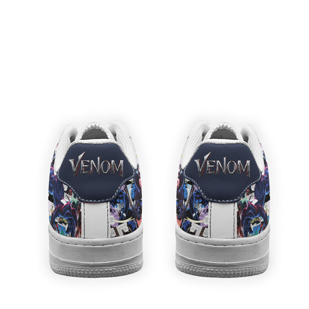 Venom Air Sneakers Custom Superhero Comic Shoes- Cuztomshoes