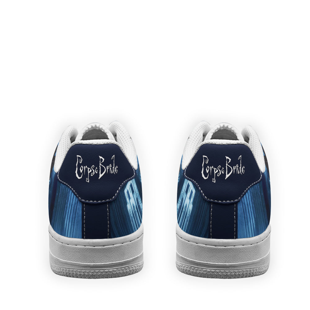 Victor Van Dort The Corpse Bride Custom Air Sneakers QD24- Cuztomshoes