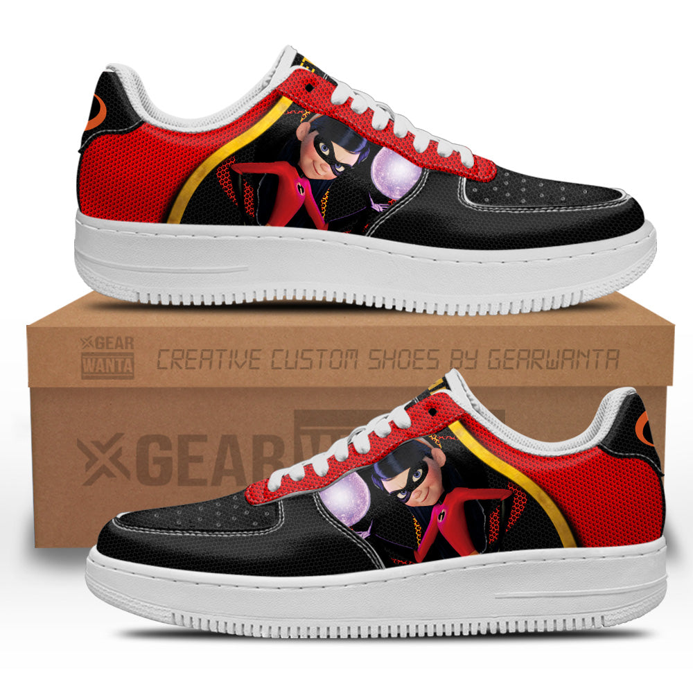 Violet Parr Air Sneakers Custom Incredible Family Cartoon Shoes- Cuztomshoes