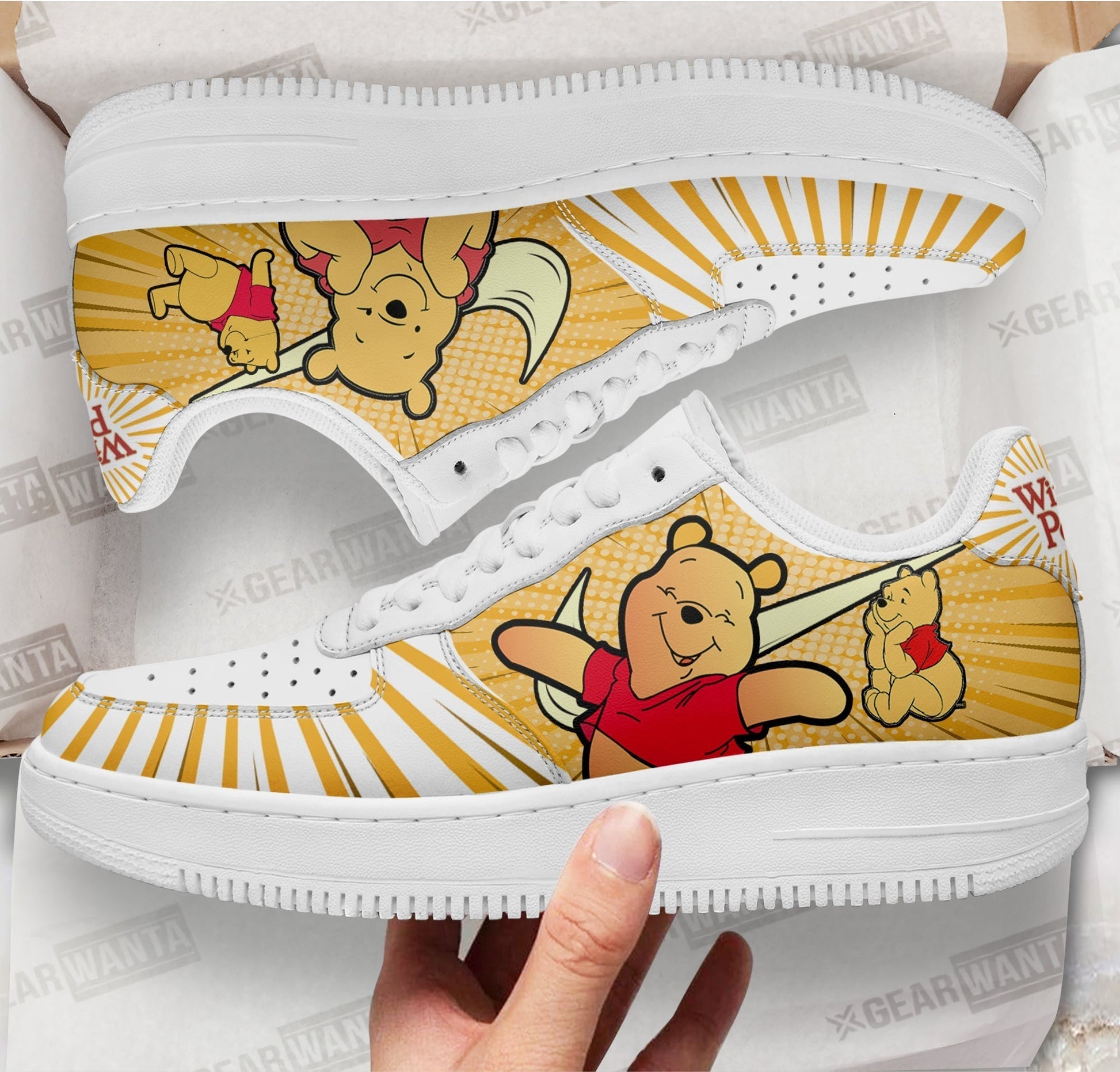 Winnie The Pooh Air Sneakers Custom- Cuztomshoes