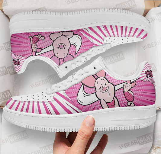 Winnie The Pooh Pigglet Air Sneakers Custom- Cuztomshoes