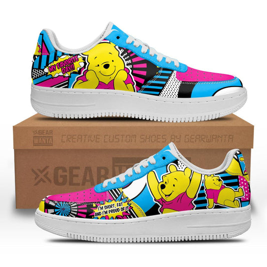 Winnie The Pooh Pooh Air Sneakers Custom- Cuztomshoes