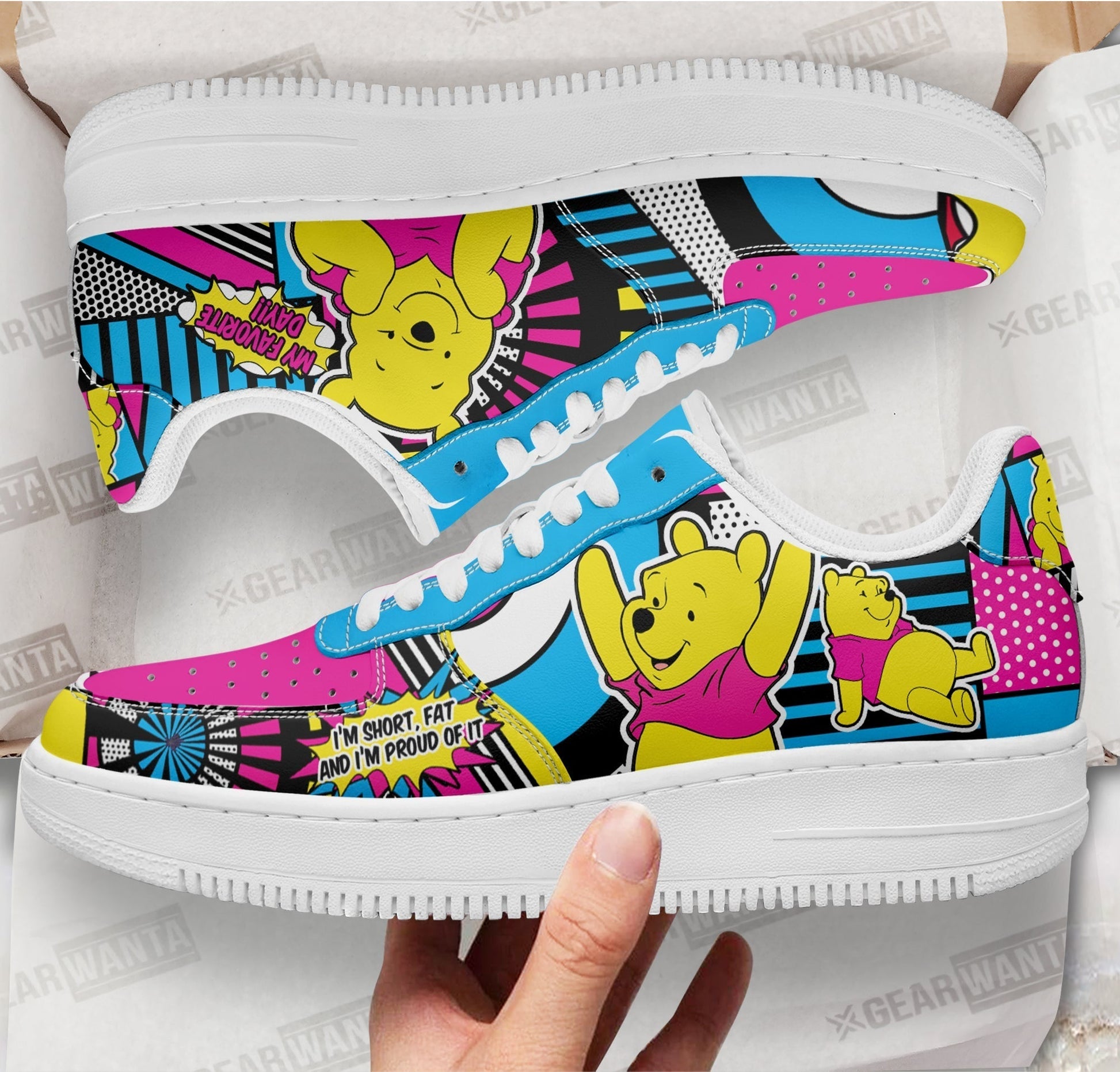 Winnie The Pooh Pooh Air Sneakers Custom- Cuztomshoes