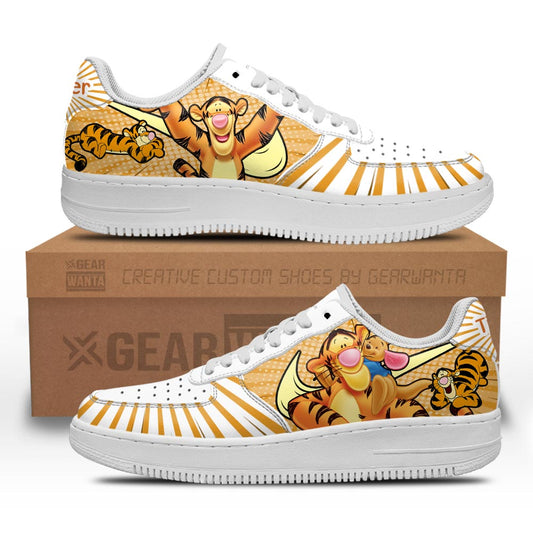 Winnie The Pooh Tigger Air Sneakers Custom- Cuztomshoes