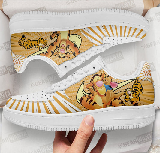 Winnie The Pooh Tigger Air Sneakers Custom- Cuztomshoes