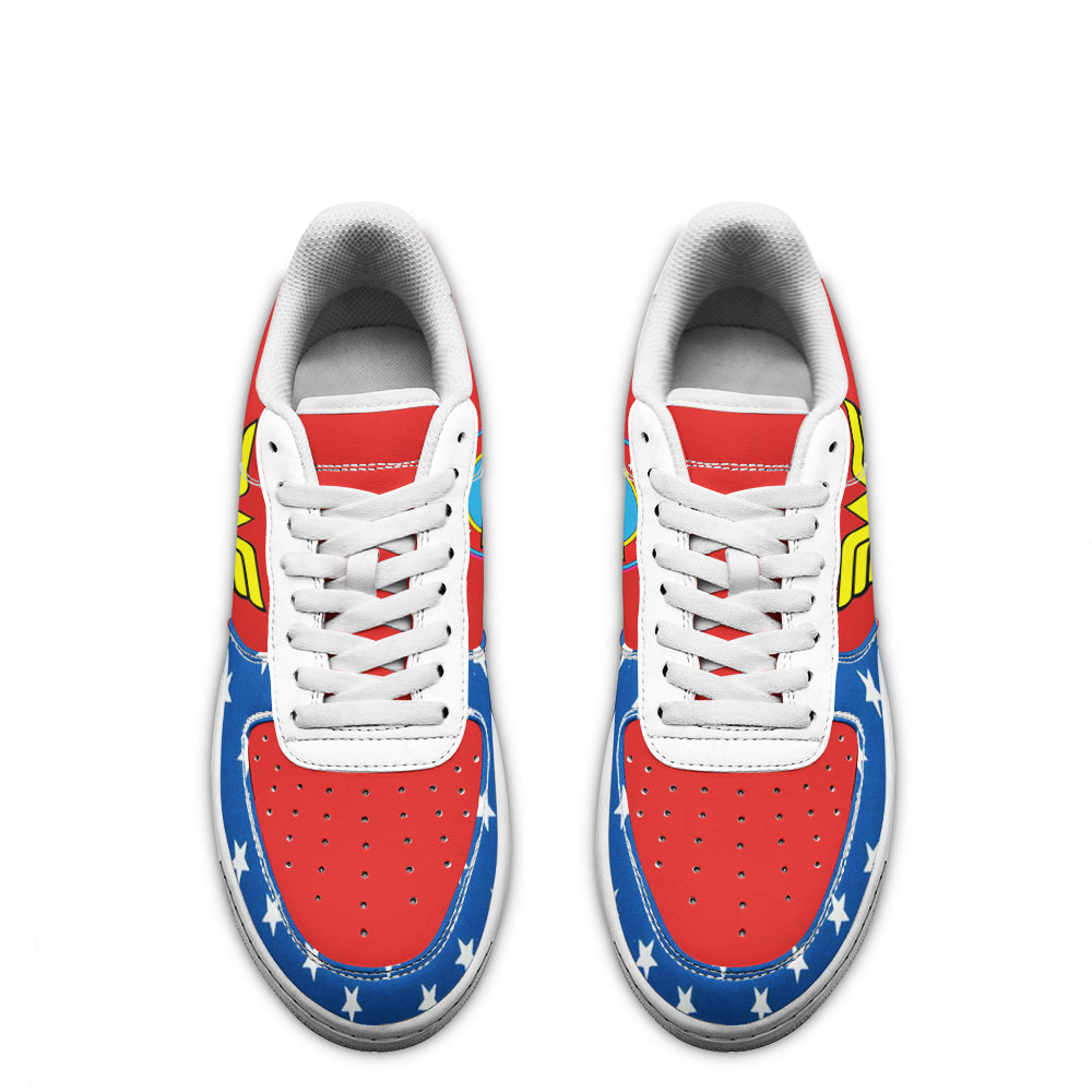 Wonder Women Super Hero Custom Air Sneakers QD22- Cuztomshoes