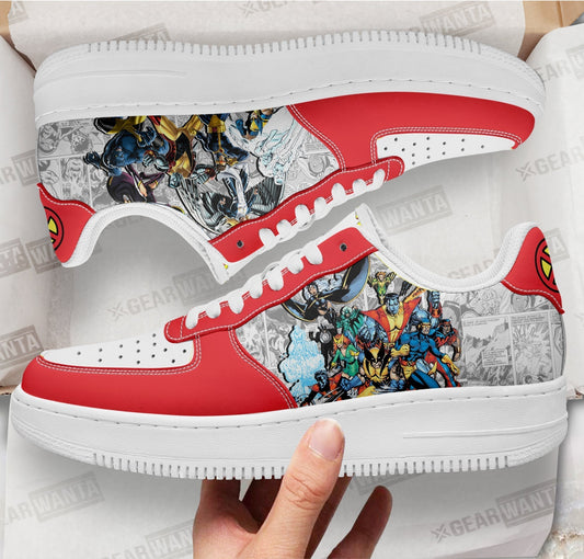 X-Men Air Sneakers Custom Superhero Comic Shoes- Cuztomshoes