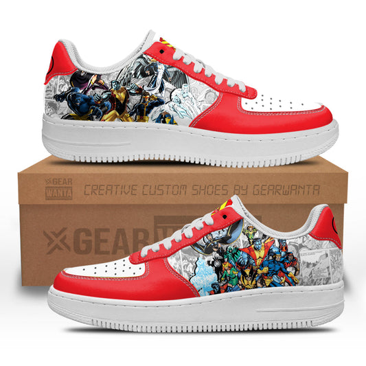 X-Men Air Sneakers Custom Superhero Comic Shoes- Cuztomshoes