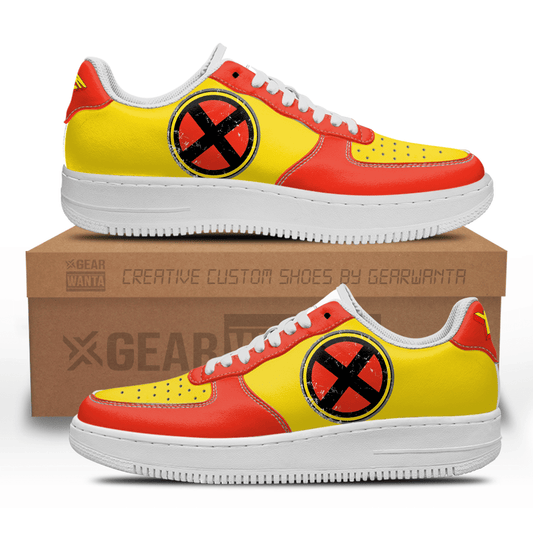 X-men Super Hero Custom Air Sneakers QD22- Cuztomshoes