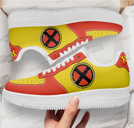 X-men Super Hero Custom Air Sneakers QD22- Cuztomshoes