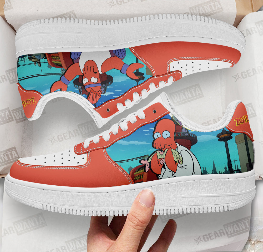 Zoidberg Futurama Custom Air Sneakers QD12- Cuztomshoes