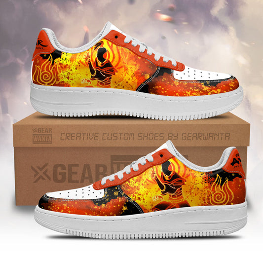 Zuko Fire Nation Air Sneakers Custom Avatar The Last Airbender Shoes- Cuztomshoes