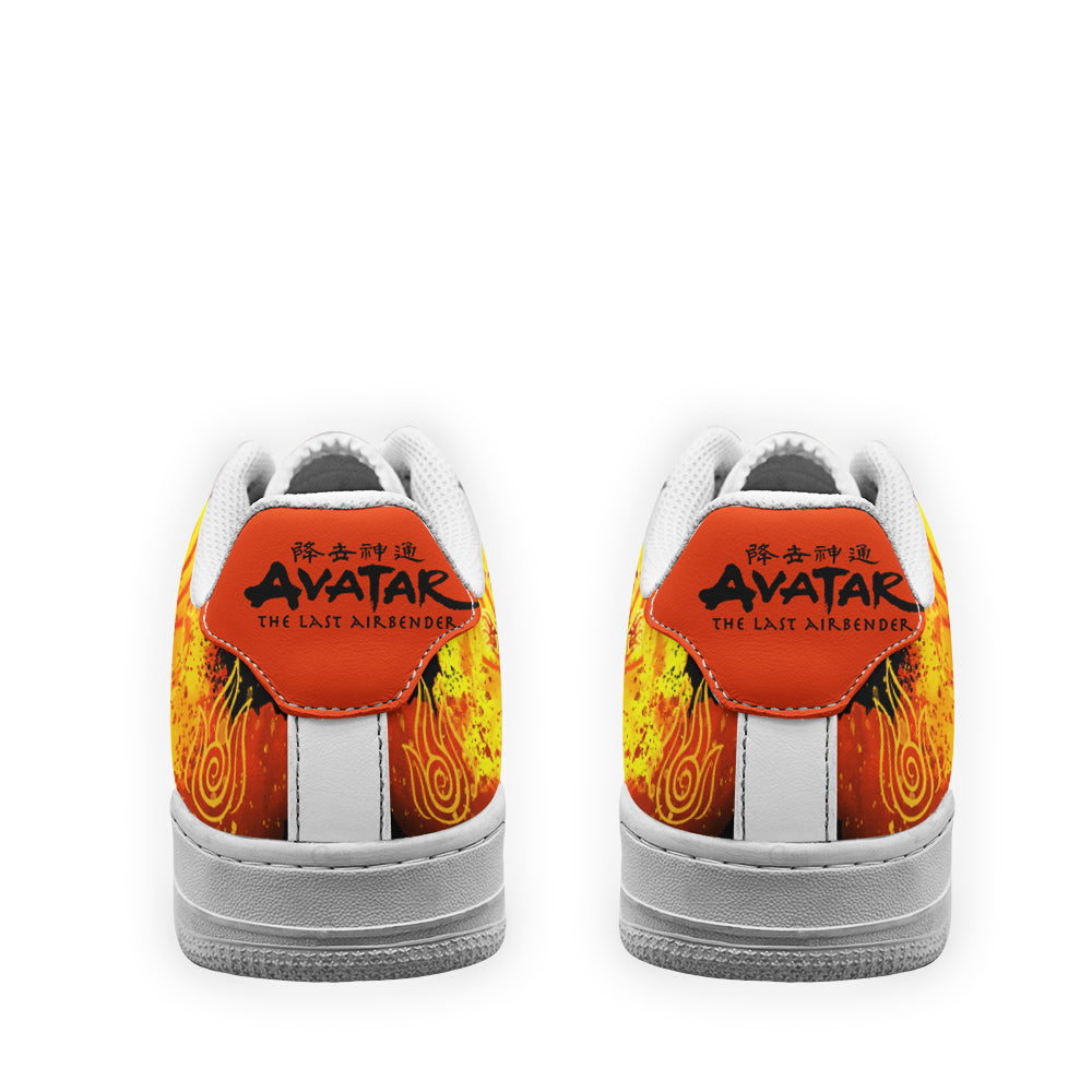 Zuko Fire Nation Air Sneakers Custom Avatar The Last Airbender Shoes- Cuztomshoes